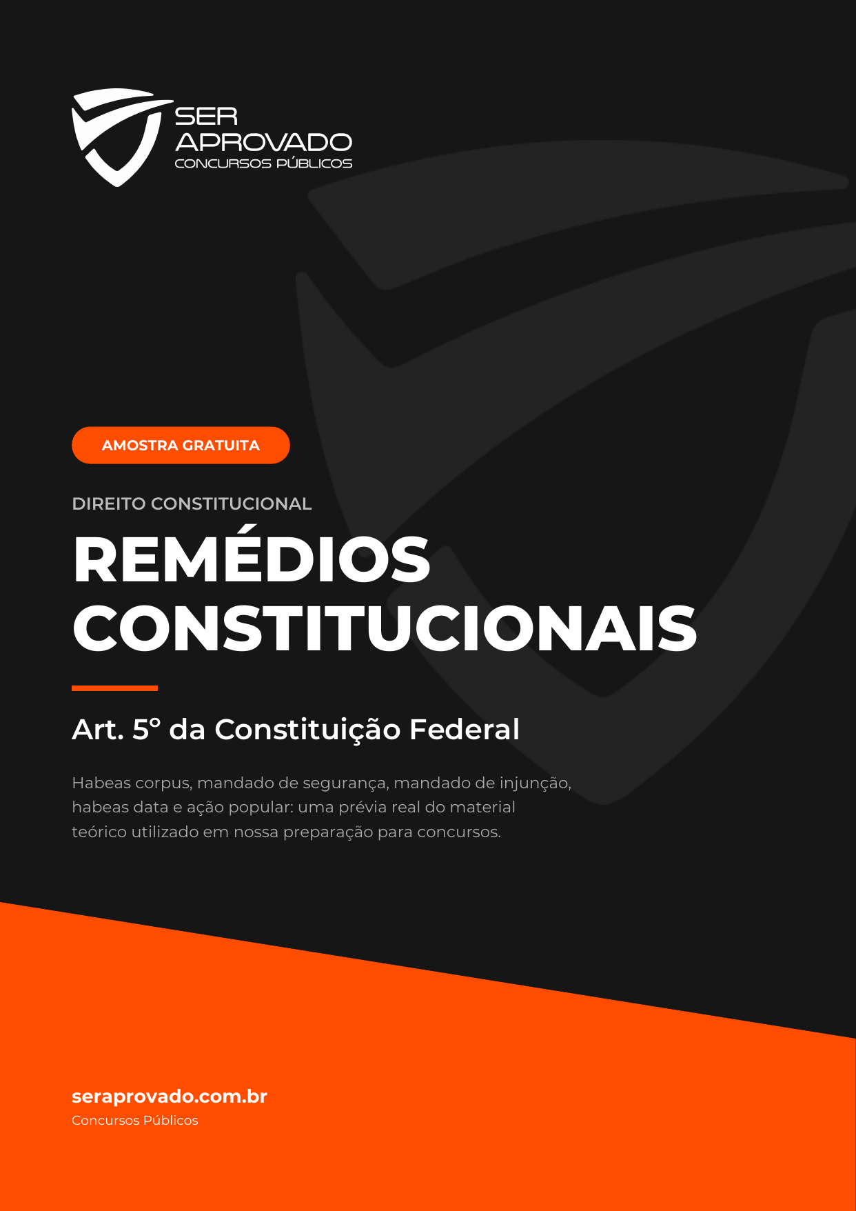 Capa: Remédios Constitucionais