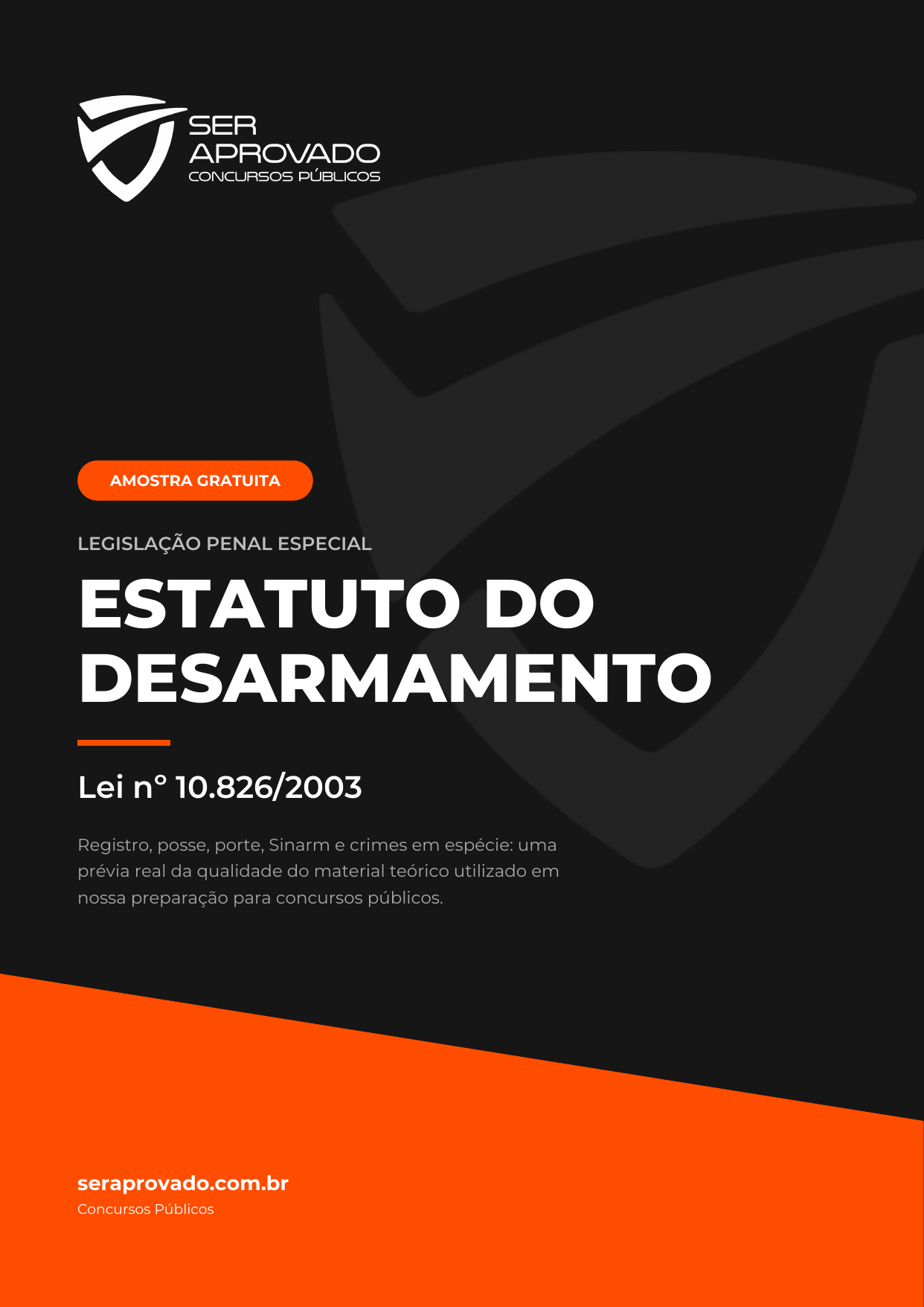 Capa: Estatuto do Desarmamento